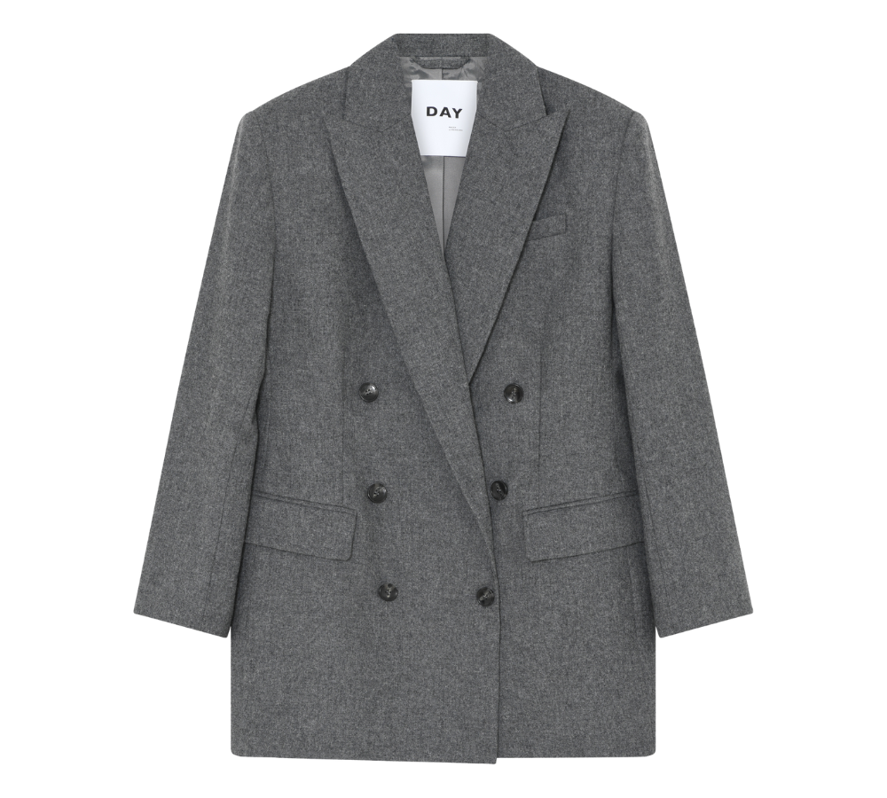 Amir blazer - Medium Grey Melange